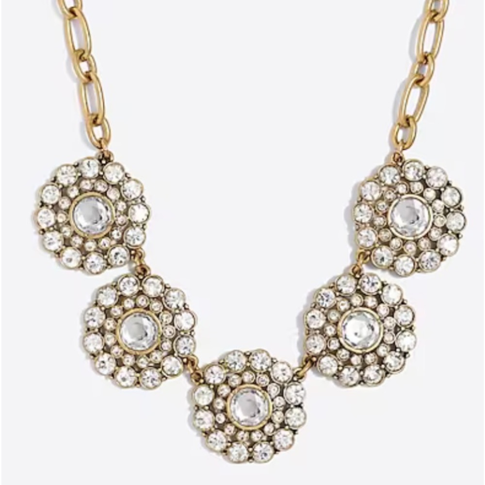 Gold and Silver Statement Necklace